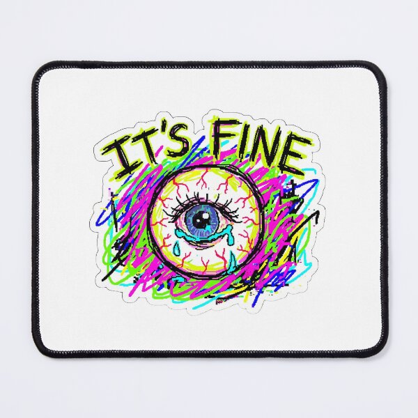 Item preview, Glitchy Anti-Design Weird Eye Meme Sticker designed and sold by Magimel.