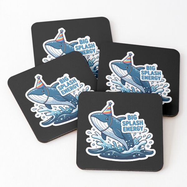 Item preview, Cute Blue Whale With Party Hat designed and sold by Owcomm.