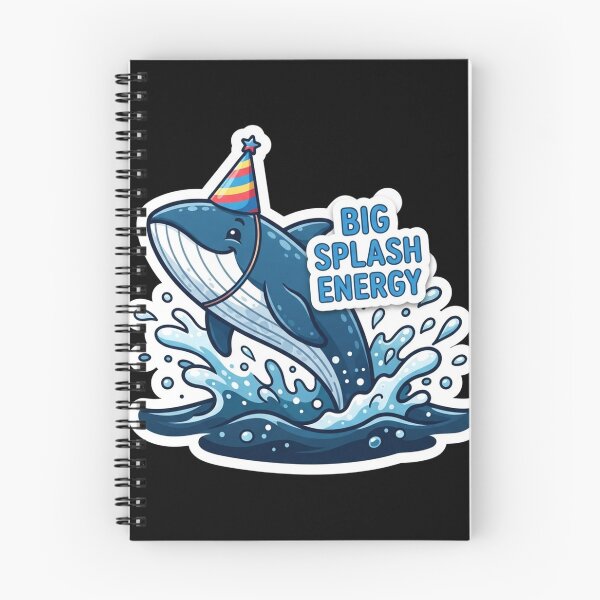 Item preview, Cute Blue Whale With Party Hat designed and sold by Owcomm.
