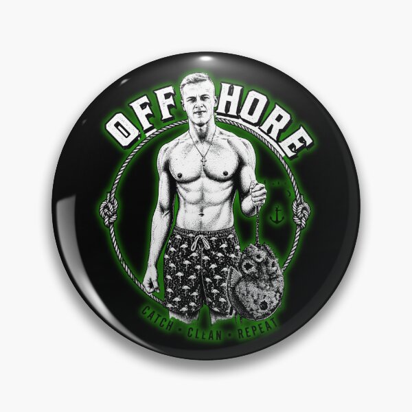 Item preview, Offshore,catch clean repeat,joe bartolozzi designed and sold by BARKAcreations.