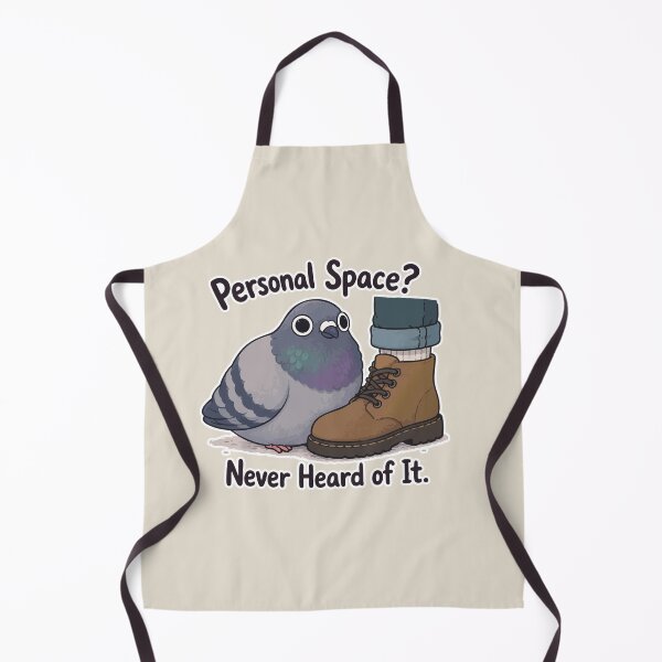 Item preview, Personal Space Never Heard Of It Funny Pigeon Sticker Cute Bird Meme Gift designed and sold by SimplePoDesign.