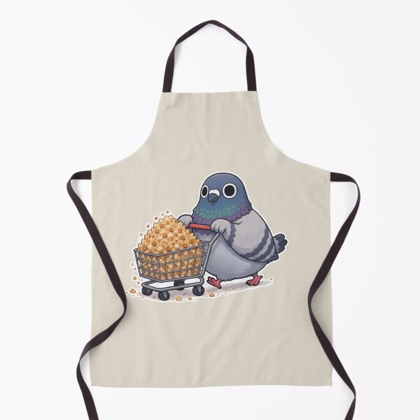 Item preview, Popcorn Pigeon Funny Bird Sticker Cute Snack Lover Meme Gift designed and sold by SimplePoDesign.