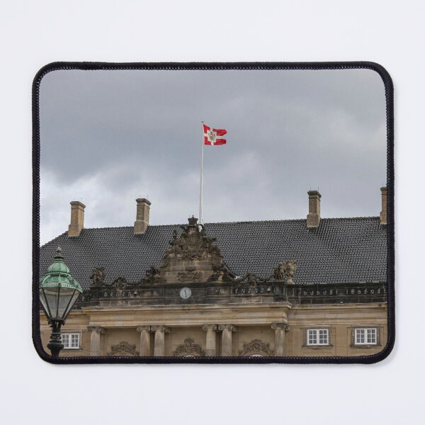 Item preview, Amalienborg Palace Facade with Danish Flag, Copenhagen designed and sold by jrtwynam.