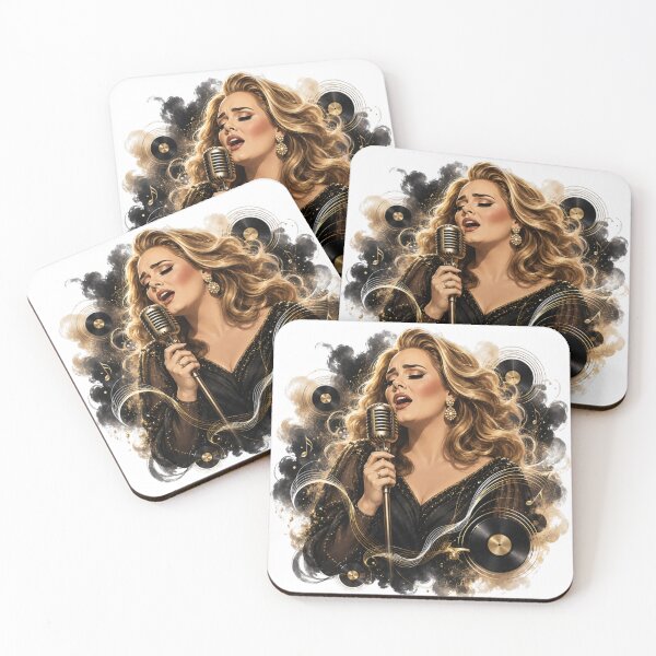 Item preview, Adele Golden Vinyl Tribute designed and sold by madkeenoff.