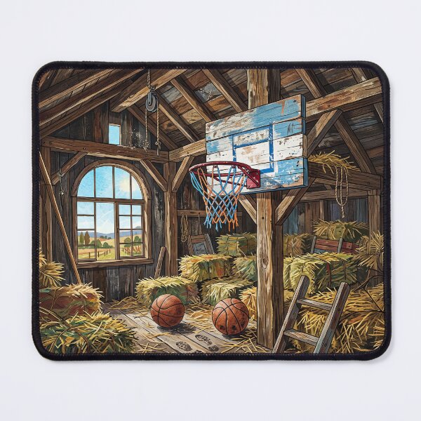 Item preview, Country Barn Basketball Hoop designed and sold by Home Decor Art.