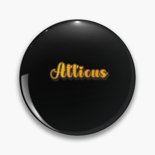 Item preview, Atticus Personalized Name Design with Heart | Funny Custom Gift designed and sold by Watsonarts.