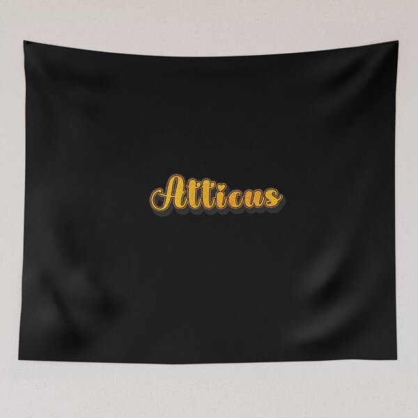 Item preview, Atticus Personalized Name Design with Heart | Funny Custom Gift designed and sold by Watsonarts.