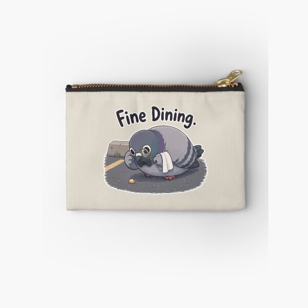 Item preview, Fine Dining Pigeon Funny Bird Sticker Fancy Food Lover Meme Gift designed and sold by SimplePoDesign.