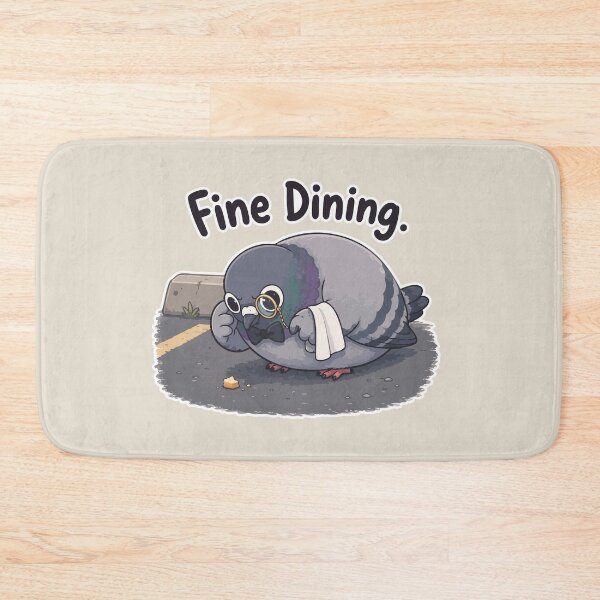 Item preview, Fine Dining Pigeon Funny Bird Sticker Fancy Food Lover Meme Gift designed and sold by SimplePoDesign.