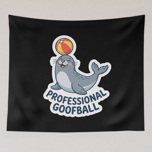Item preview, Professional Goofball Seal Balancing Ball Sticker designed and sold by Owcomm.