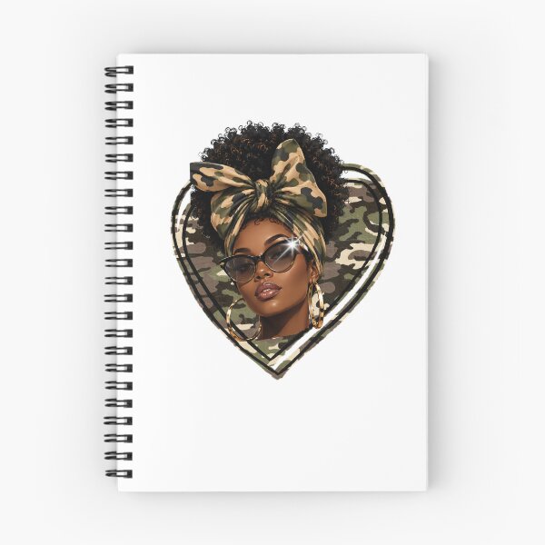 Item preview, Afro Black Women African American Black History Month Camo designed and sold by BornBorn.