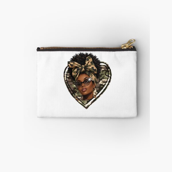 Item preview, Afro Black Women African American Black History Month Camo designed and sold by BornBorn.