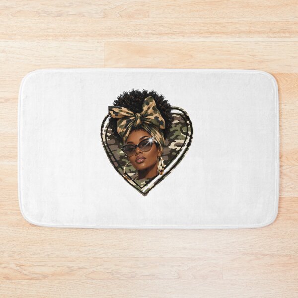 Item preview, Afro Black Women African American Black History Month Camo designed and sold by BornBorn.