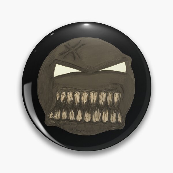 Item preview, Angry Face Scar-E-Moji - Vintage Sepia Edition designed and sold by Grimmlar.