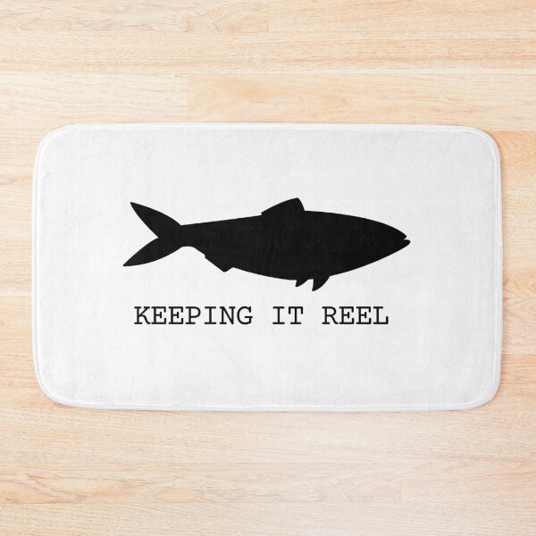 Item preview, Keeping It Reel | Minimalist Black Fish Design designed and sold by ArtivaaStudio.