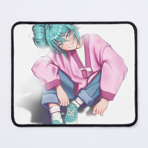 Item preview, Hatsune Miku Hair Up Sitting Pose designed and sold by jarlteeart.