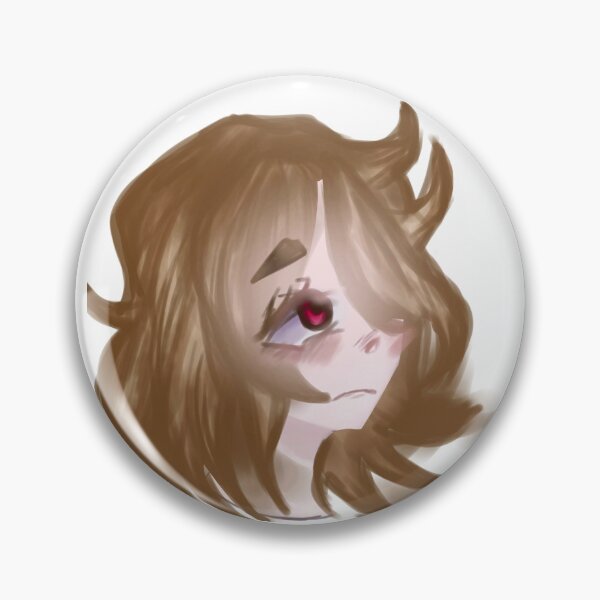 Item preview, Sad Anime Girl with Brown Hair Art designed and sold by Manga moshi .