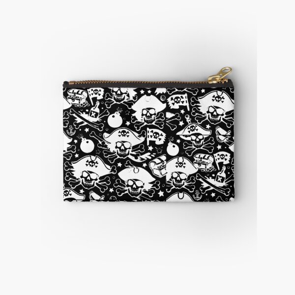 Item preview, Jolly Roger graphic pattern: pirate skulls (negative ver) designed and sold by Moonshroomarts.