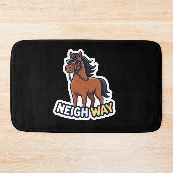 Item preview, Cool Horse Wearing Sunglasses Neigh Way designed and sold by Owcomm.