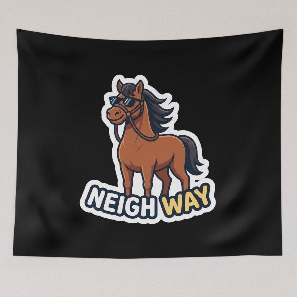 Item preview, Cool Horse Wearing Sunglasses Neigh Way designed and sold by Owcomm.