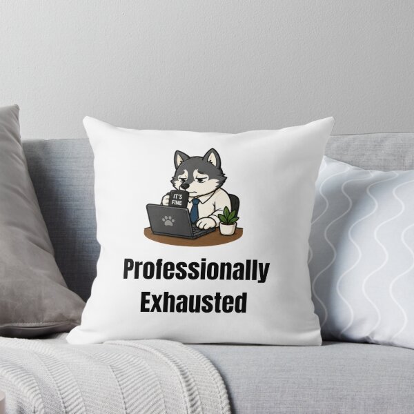 Item preview, Professionally Exhausted designed and sold by DailyQuestPrint.