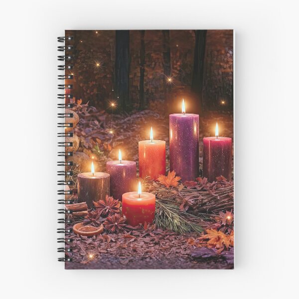 Item preview, Autumn Candlelit Forest Scene Samhain Inspired designed and sold by Stephanie Laird.