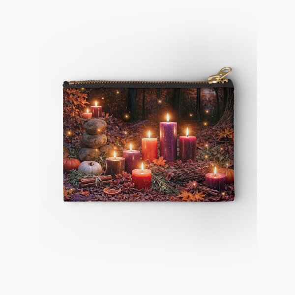 Item preview, Autumn Candlelit Forest Scene Samhain Inspired designed and sold by Stephanie Laird.