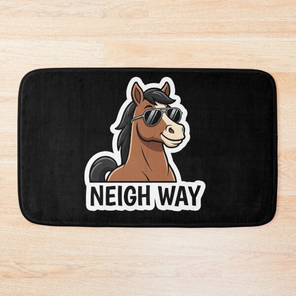 Item preview, Cool Horse Wearing Sunglasses Neigh Way designed and sold by Owcomm.