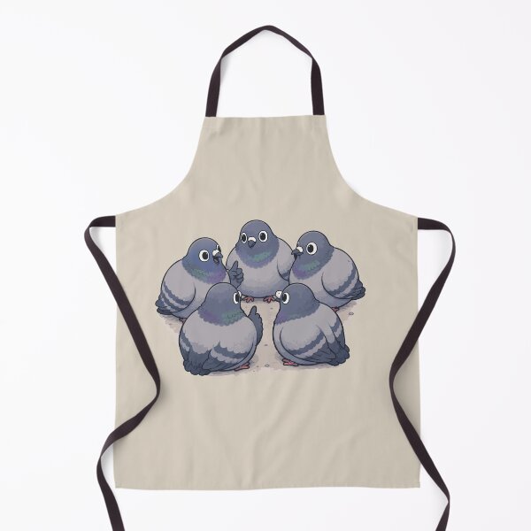 Item preview, Pigeon Meeting Sticker Cute Bird Gossip Club Funny Rock Dove Art designed and sold by SimplePoDesign.