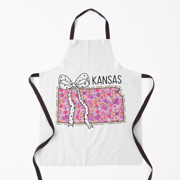 Item preview, Cute Kansas Floral Map Graphic Coquette Bow Design designed and sold by Paper Drip.