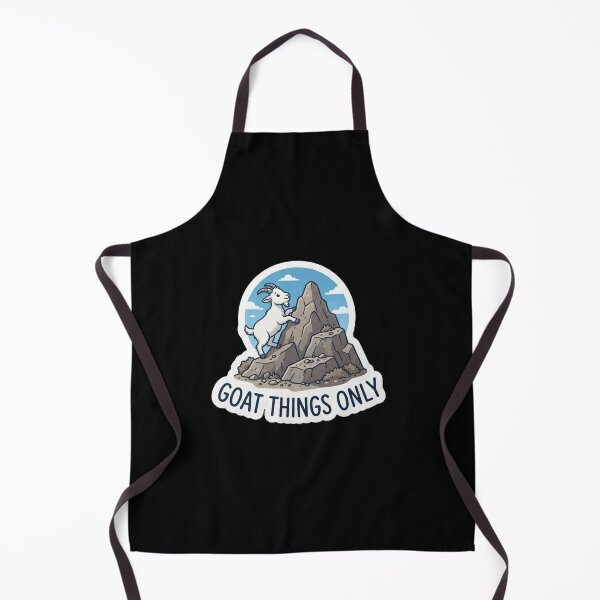 Item preview, Cute Goat Climbing A Mountain Peak designed and sold by Owcomm.