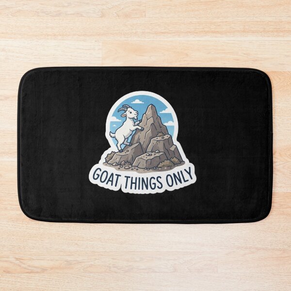 Item preview, Cute Goat Climbing A Mountain Peak designed and sold by Owcomm.