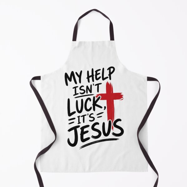 Item preview, My Help Isn't Luck It's Jesus designed and sold by Illustrated Faith.