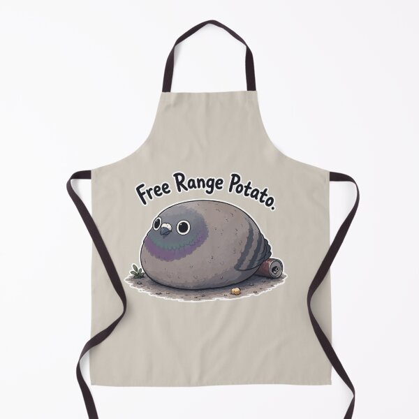 Item preview, Free Range Potato Pigeon Sticker Funny Chubby Bird Meme Gift designed and sold by SimplePoDesign.