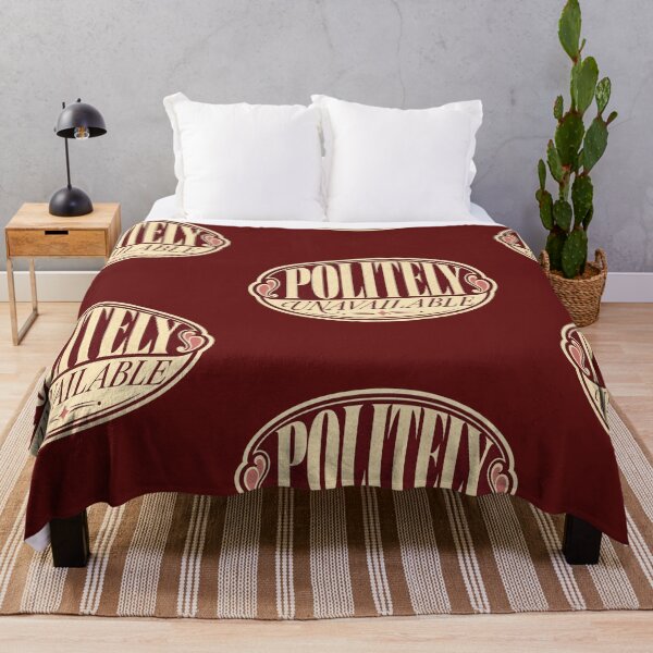 Item preview, Classic Vintage Politely Unavailable Quote Design for Introvert Lifestyle designed and sold by Kolibra.