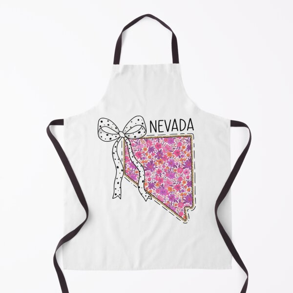 Item preview, Cute Nevada Floral Map Graphic Coquette Bow Design designed and sold by Paper Drip.