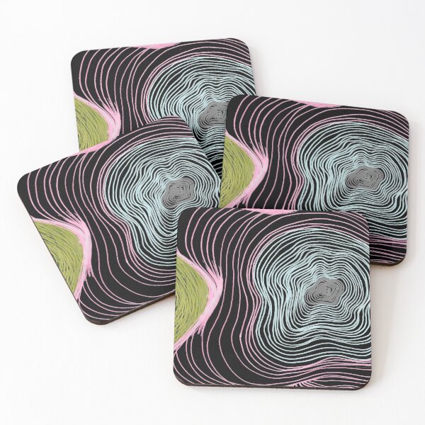 Item preview, Iridescent Trunk - Abstract Tree Rings & Topographic Line Art designed and sold by MAMA.art.Rio <Marsailhe_Milward>.