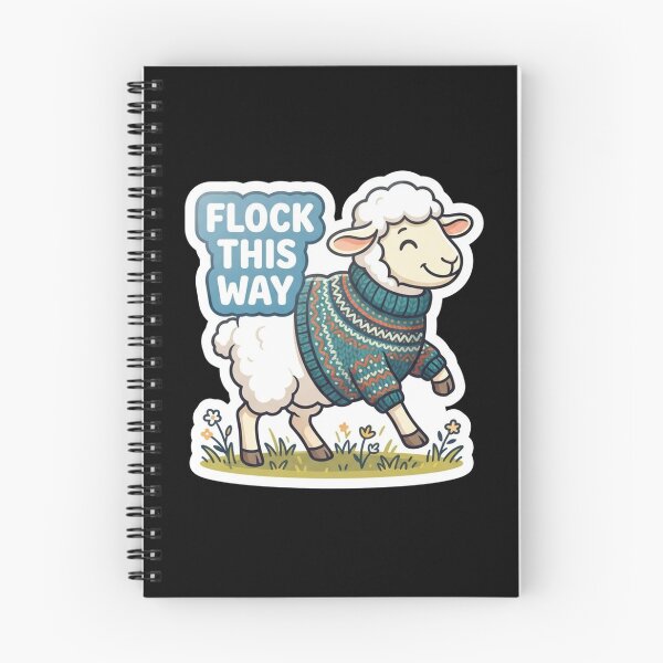 Item preview, Flock This Way Sheep in Knitted Sweater designed and sold by Owcomm.