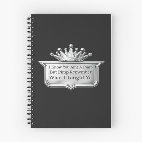 Item preview, Pimp Remember What I Taught Ya – Southern Hip Hop Inspired Quote Design designed and sold by MusicFanTees.