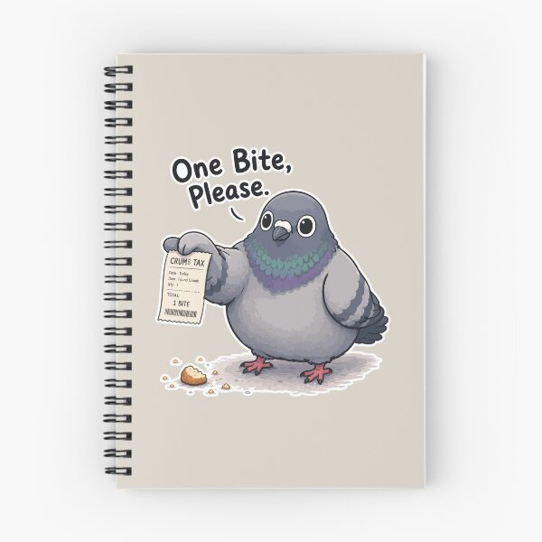 Item preview, Crumb Tax Pigeon Sticker Funny Bird Meme One Bite Please Gift designed and sold by SimplePoDesign.