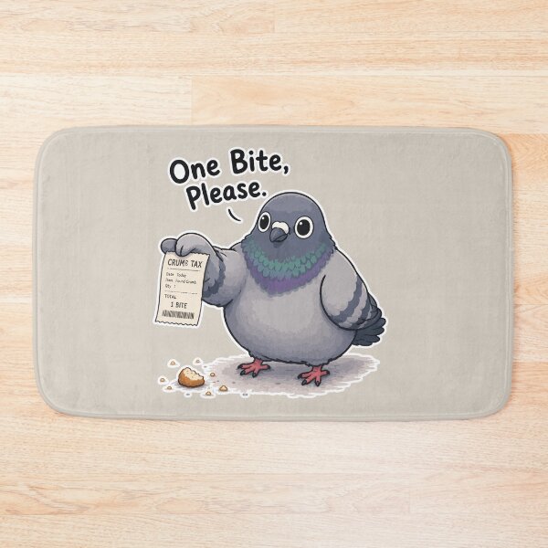 Item preview, Crumb Tax Pigeon Sticker Funny Bird Meme One Bite Please Gift designed and sold by SimplePoDesign.