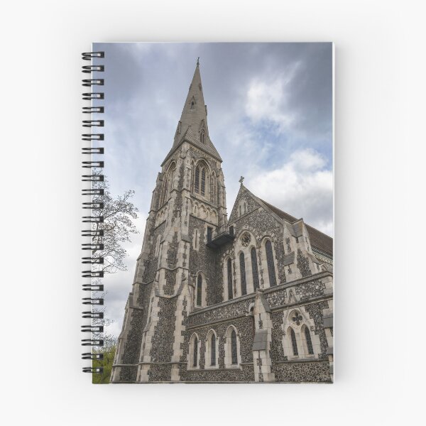 Item preview, St Alban's Church in Copenhagen Against Dramatic Sky designed and sold by jrtwynam.