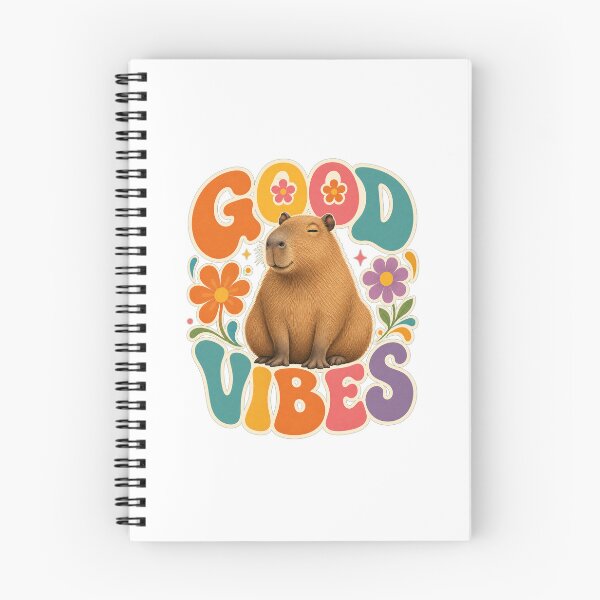 Item preview, RESPECT THE CAPYBARA Good Vibes Capybara Retro Design - Groovy 70s Style Illustration designed and sold by Uglyandcute.
