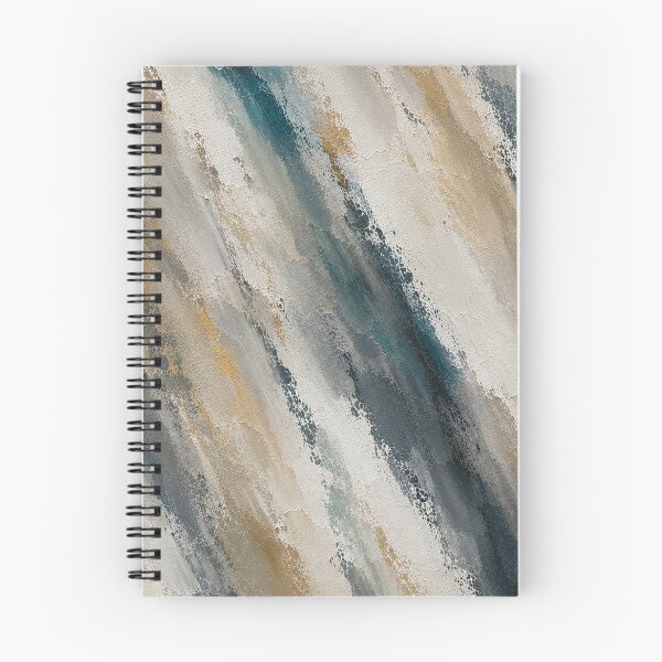 Item preview, Fluid Abstract Ocean Waves with Gold Accents designed and sold by Ingorgia Studio.