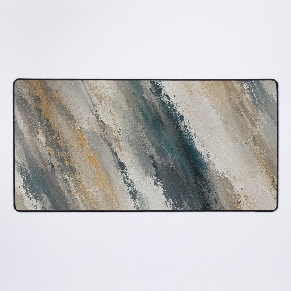Item preview, Fluid Abstract Ocean Waves with Gold Accents designed and sold by Ingorgia Studio.