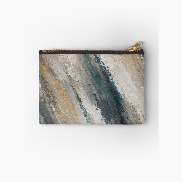 Item preview, Fluid Abstract Ocean Waves with Gold Accents designed and sold by Ingorgia Studio.