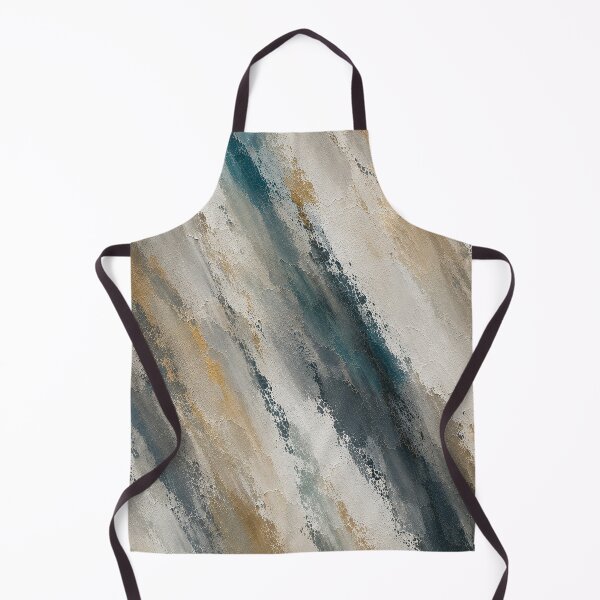 Item preview, Fluid Abstract Ocean Waves with Gold Accents designed and sold by Ingorgia Studio.