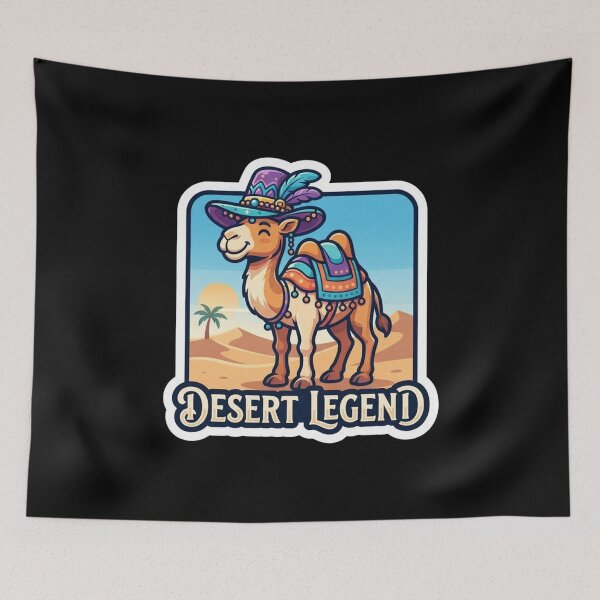 Item preview, Stylish Dromedary Desert Legend Illustration designed and sold by Owcomm.