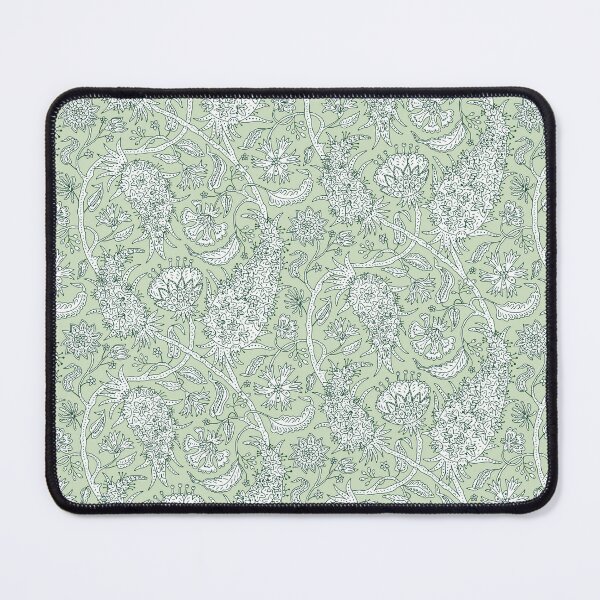 Item preview, Vintage Paisley Jacobean Pattern | Floral Chintz Sage Green White designed and sold by paldronma.