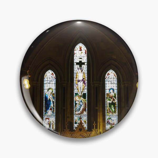 Item preview, St Alban's Church Interior with Stained Glass, Copenhagen designed and sold by jrtwynam.